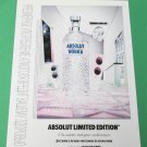 ABSOLUT LIMITED EDITION Russian Vodka Magazine Ad w/ Cyrillic & English Text ABSOLUT LIMITED EDITION Russian Vodka Magazine Ad w/ Cyrillic & English Text