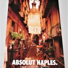ABSOLUT NAPLES Australian Vodka Magazine Ad