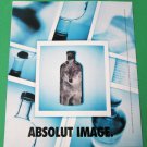 ABSOLUT IMAGE & EXPOSURE Canadian Spectacular Die-Cut Vodka Magazine Ad RARE!