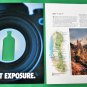ABSOLUT IMAGE & EXPOSURE Canadian Spectacular Die-Cut Vodka Magazine Ad RARE!