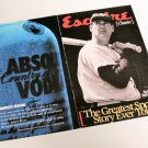 4 Different ABSOLUT HERITAGE Vodka Ads in Esquire Booklet TED WILLIAMS
