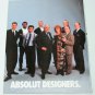 ABSOLUT DESIGN Vodka Magazine Ad - 12 PAGES