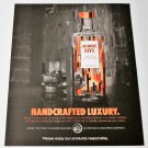 HANDCRAFTED LUXURY ABSOLUT ELYX Canadian Vodka Magazine Ad