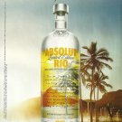 ABSOLUT RIO British Vodka Magazine Ad OSKAR METSAVAHT Collaboration ABSOLUT RIO British Vodka Magazine Ad OSKAR METSAVAHT Collaboration