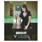 ABSOLUT V SEAGROVE Vodka Magazine Ad RARE!
