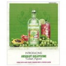 ABSOLUT GRAPEVINE Vodka Magazine Product Launch Ad VERSION 1 - RARE!