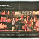 ABSOLUT PERFECT MIX (by Gildas Masaya & Andre) French Vodka Magazine Ad 2pp RARE