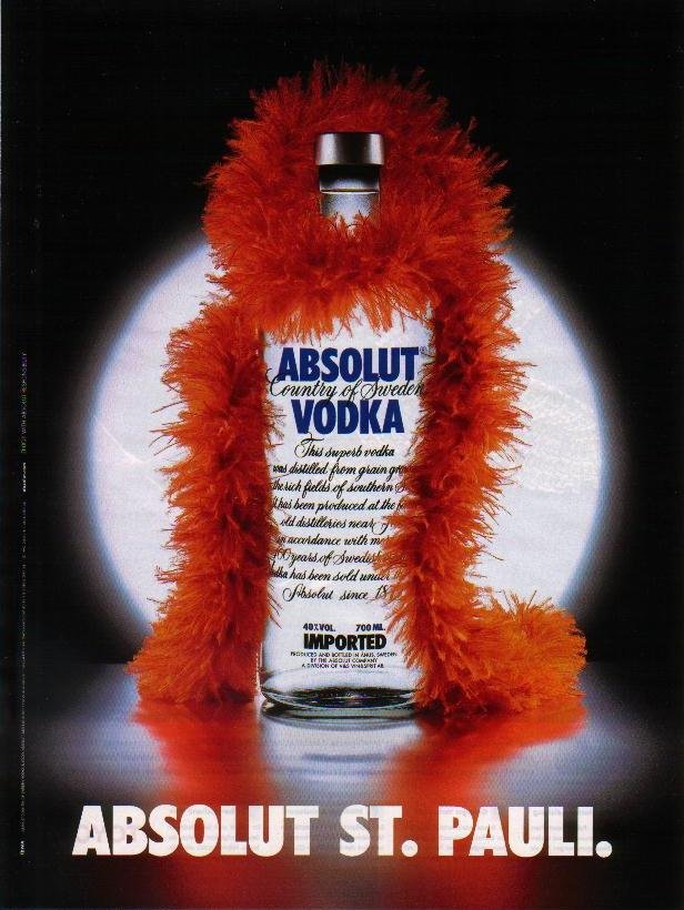 ABSOLUT ST. PAULI German Vodka Magazine Ad
