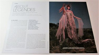 ABSOLUT LEGENDES Jean-Paul Gaultier Vodka Magazine Ad/Article 9 PAGES 8 IMAGES