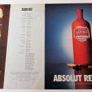ABSOLUT REVEALED + REVELATIONS Canadian Vodka Magazine Ads NOV/DEC/JAN 2000