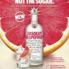ABSOLUT GRAPEFRUIT Vodka Magazine Ad NEW FOR 2018!