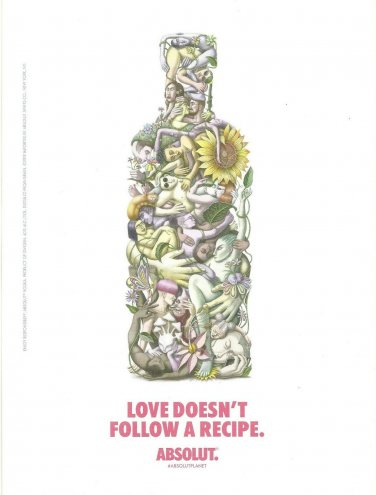 LOVE DOESN'T FOLLOW A RECIPE - ABSOLUT VODKA AD - 2019