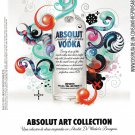 ABSOLUT ART COLLECTION Spanish Vodka Magazine Ad NOT EASY TO FIND!