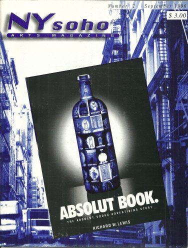 NY Soho Arts Magazine September 1996 ABSOLUT BOOK & ABSOLUT WESTWOOD GALLERY Ads