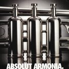 ABSOLUT ARMONIA Spanish Language Vodka Magazine Ad