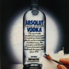 ABSOLUT MASTERPIECE Vodka Magazine Ad