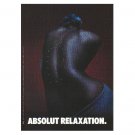 ABSOLUT RELAXATION Vodka Magazine Ad ACUPUNCTURE