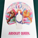 ABSOLUT QUEEN Vodka Magazine Ad A NIGHT AT THE OPERA