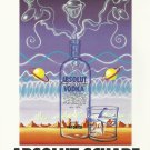 ABSOLUT SCHARF Vodka Magazine Ad by Artist Kenny Scharf