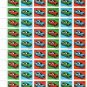 VOLKSWAGEN GOLF CITI CHICO - 2-Page Magazine Ad - 110 Perforated Stamps - 1996