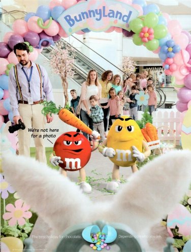 M&M'S BUNNYLAND Magazine Ad &Acirc;&copy; 2017