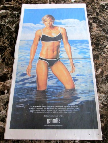 DARA TORRES got milk? USA Today Newspaper Ad 2010