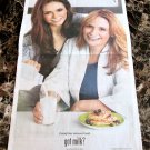 MICHAELA & NINA DOBREV got milk? USA Today Newspaper Ad 2012