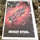 ABSOLUT RITUAL Canadian Vodka Ad LARGE NEWSPAPER PAGE 2002 HARD TO FIND!