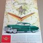 1953 CADILLAC COUPE DE VILLE Magazine Ad Advertisement "Jewels by Harry Winston"