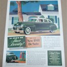 1941 DE SOTO Magazine Ad Advertisement "17 Feet of Sheer Beauty"
