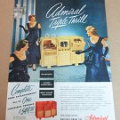ADMIRAL TRIPLE THRILL RADIO TV PHONO Vintage Magazine Ad Advertisement 1948