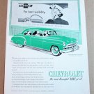 1949 CHEVROLET DE LUXE 2-DOOR SEDAN Vintage Magazine Ad Advertisement 1949 CHEVROLET DE LUXE 2-DOOR SEDAN Vintage Magazine Ad Advertisement