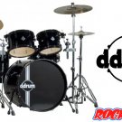 DDRUM DIABLO 5 Piece Drum kit with hardware. FREE FREIGHT!!!