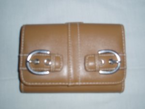 Faux Leather Tan Wallet