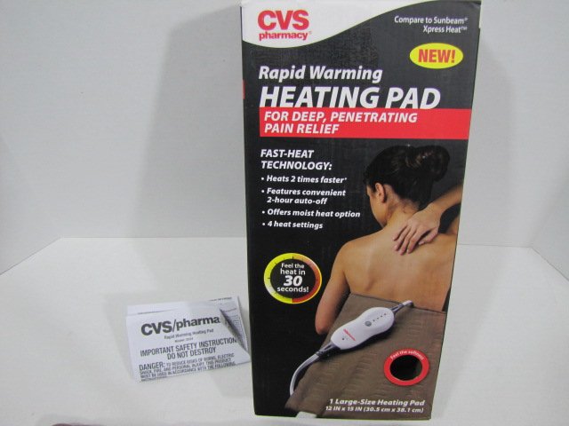 Cvs Rapid Warming Heating Pad 121915