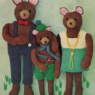 Vintage Bears Family Knit Pattern