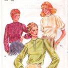 Vintage Pattern Butterick 3967 Miss Blouse 80s Size 14