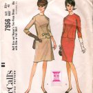Vintage Pattern McCall's 7956 Top and Slim and A Line Skirt 60s Plus Size 22.5 B43