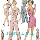 Repro Vintage Pattern Pajama or Playsuit 50s No 2 on Printable PDF B34