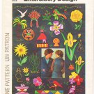 Vintage Patterns Simplicity 7516 Full Embroidery Transfer 70s UNUSED