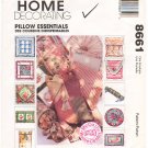 Pattern McCall's 8661 Home Decorating Pillow Essentials 90s UNCUT