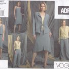 Pattern Vogue 2817 Adri Designer Jacket, Skirt, Pants, Top and Dress Size 14