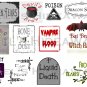 13 HALLOWEEN Witch Theme Party POTION Labels Stickers