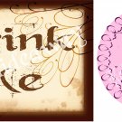 ALICE in WONDERLAND Theme Party Drink LaBeLs StiCKerS