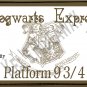 Custom WIZARD Train Ticket Party INVITATIONS Uprint