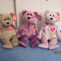 Beanie Babies Signature Bears 1999,2000, 2001