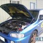 Black Strut Lift Hood Shock Stainless Damper Kit fits for Subaru Impreza WRX GDA GDB D2J9