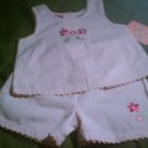 Girls shorts & top