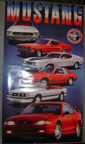 Mustang 30th Anniversary Poster