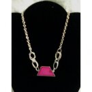 Pink Trapezoid Necklace